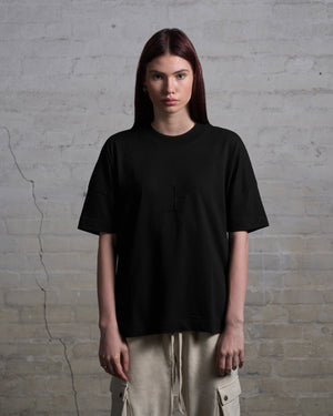 Boxy Fit T-Shirt Black - lovelostclo