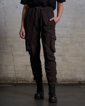 Cargo Joggers Chocolate - lovelostclo