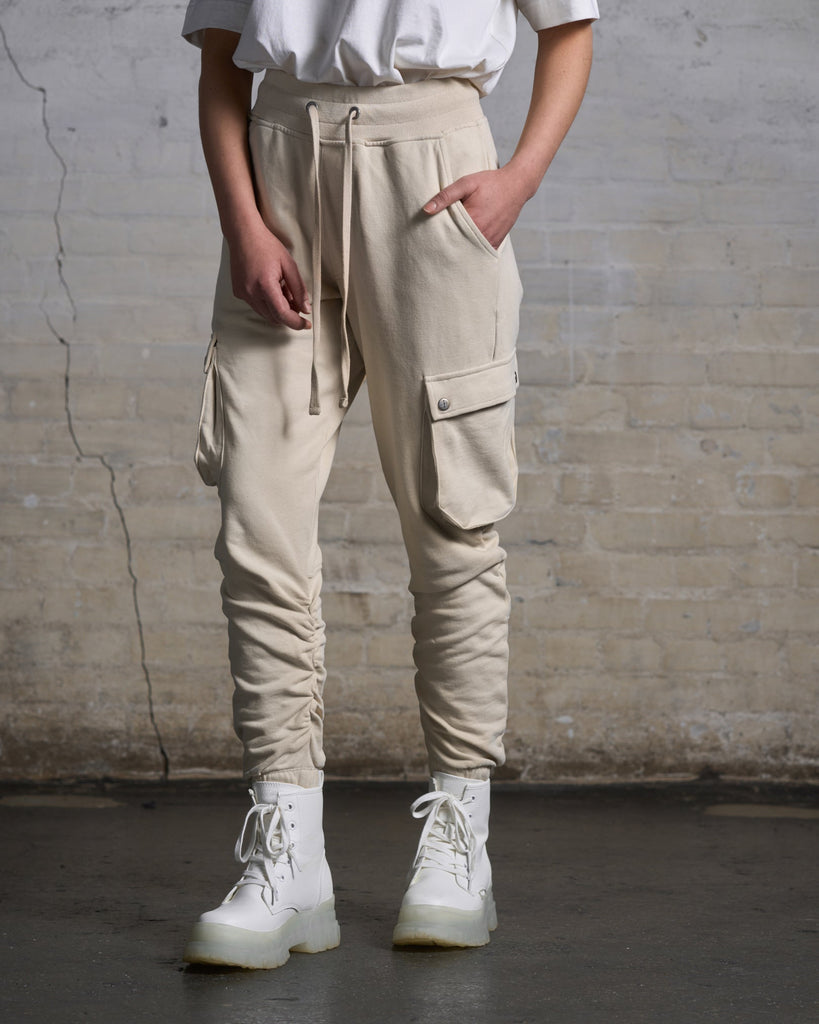 Cargo Joggers Vanilla - lovelostclo