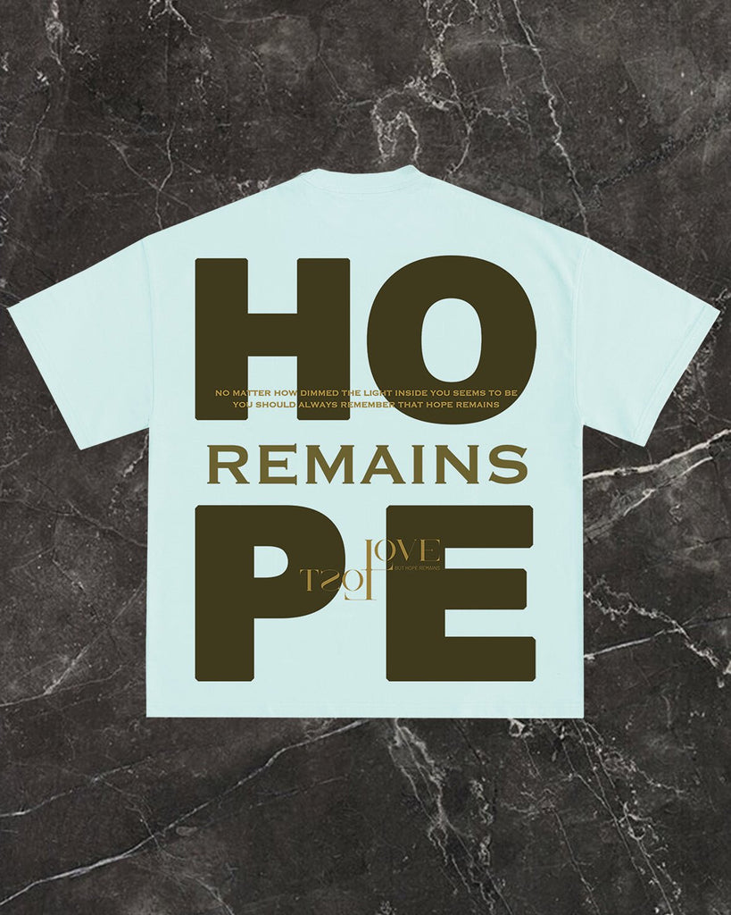 HOPE Tee 12:12 Sky Blue - lovelostclo