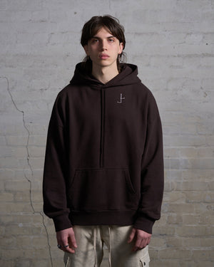 Open image in slideshow, Oversize Hoodie Chocolate - lovelostclo
