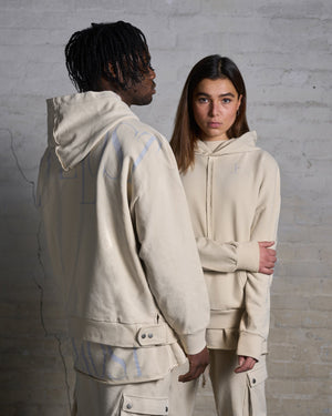 Oversize Hoodie Vanilla - lovelostclo